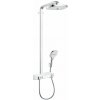 Hansgrohe Raindance Select E - Sprchový set s termostatom ShowerTablet, 30 cm, 2 prúdy, biela/chróm - 27126400