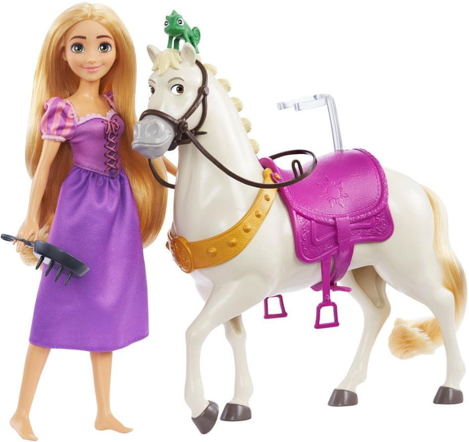 Jakks Pacific Toys Disney Princess Petite Rapunzel & Maximus Adventure Play Set 15 cm