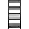 Kúpeľňový radiátor Thermal Trend čierny rebríkový rovný 600x1320 (ilustračný obrázok)