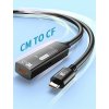 PremiumCord USB-C 3.2 Gen 2 repeater a prodlužovací kabel Male-Female, 10Gbps Aluminium 5m ku31rep5bl