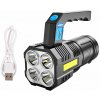 Verk 08379 Taktické LED svietidlo XML-T6 COB, 4 LED