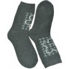 Dámske sivé termo ponožky Cozy-Pattern
