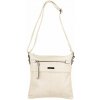 TERESSA dámska crossbody koženková kabelka Béžová