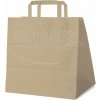 Wimex Papierová taška hnedá 32+21 x 33 cm (50 ks)