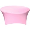 TENTino Elastický obrus STANDARD na okrúhly stôl 180 cm Farba obrusu: SVETLORUŽOVÁ / PINK