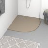 vidaXL Sprchová vanička SMC hnedá 90x90 cm 148929