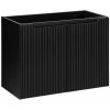 CMD Skrinka do kúpeľne NOVA BLACK 82-80-2D Čierna laminát 80 cm x 57 cm x 39 cm