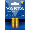 Batéria alkalická Varta Longlife AA, LR06, blister 2ks (4106101412)