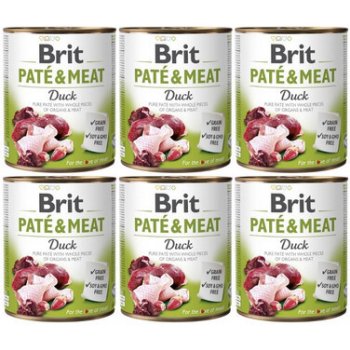 Brit Paté & Meat Duck 6 x 0,8 kg