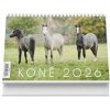 Koně 2026 - stolní kalendář - autor neuvedený