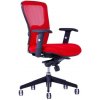 OFFICE PRO s.r.o. Kancelárska stolička DIKE bez podhlavníka, červená