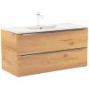 Spodná skrinka Vario Trim 100 s umývadlom dub-dub
