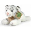 Plyšák RAPPA Plyšový tiger biely ležiaci 17 cm, Eco-Friendly (8590687203518)