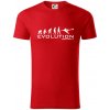 Evolution Football - Tričko z organickej bavlny - 2XL ( Červená )