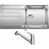 Blanco CLASSIMO XL 6 S-IF nerez kartáčovaný s excentrom PushControl 525327 + Blanco DARAS-S chróm 517731