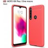 Gumený kryt na Motorola Moto G8 Play - Červená