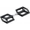 pedále FORCE STEEP 2 hliníkové, priem. ložiská,črn