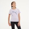Puma dievčenské tričko svetlofialové