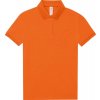 B&C | My Polo 180 /women, Dámske piqué polo, oranžová pure, XS