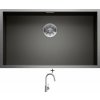 Blanco ZEROX 700-U nerez Dark Steel 526244 + Blanco MIDA-S chróm 521454