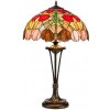 Stolné Tiffany svietidlo do obývačky vitráž TULIP