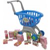 Detský nákupný vozík s príslušenstvom, 18 dielov.
