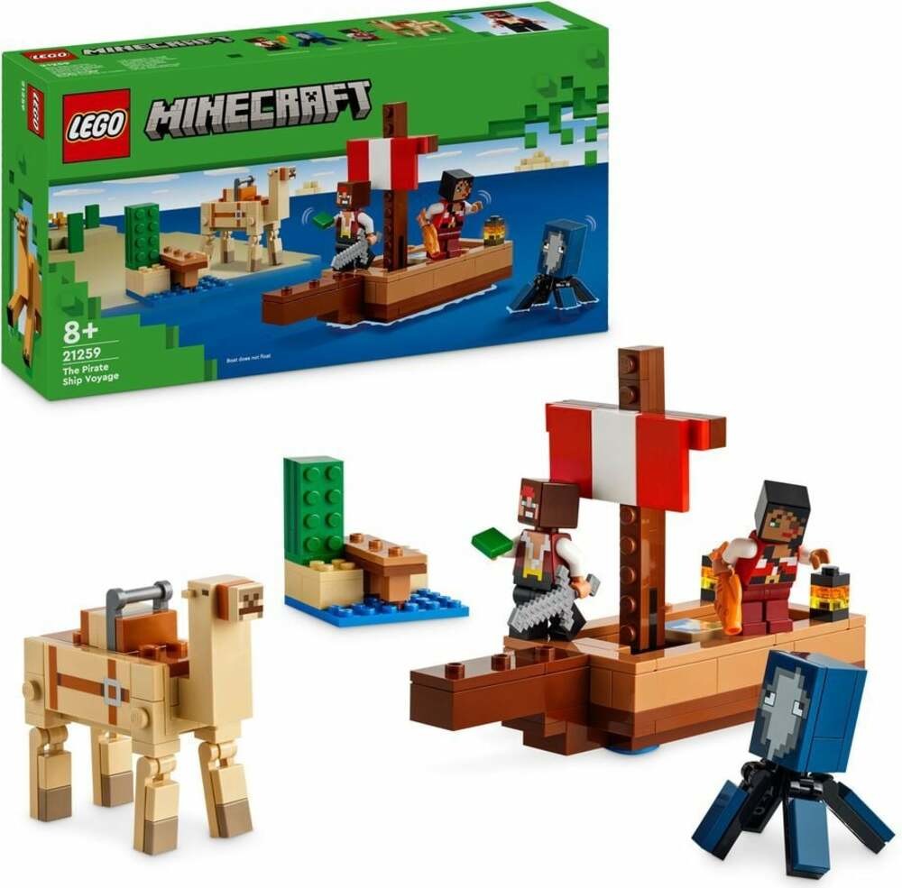 LEGO® Minecraft 21259 Plavba na pirátskej lodi