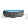 Intex 26742 NP Bazén Prism Frame Greywood 457 x 122 cm