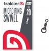 Trakker Obratlík S Krúžkom Micro Ring Swivel Veľkosť 20 10 ks