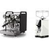 Rocket Espresso Mozzafiato FAST R, black + Eureka Mignon Silenzio, CR white