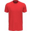 NEXT LEVEL APPAREL N 6210 / Unisex melírované tričko s krátkym rukávom - red S