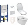 Závesný set WC VitrA Integra vč. sedátka + modul Geberit Duofix s tlačidlom Delta 20 biele SIKOGES5V0