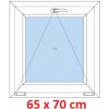 Soft Plastové okno 65x70 cm, sklopné