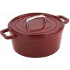 SK SOLINGEN Pekáč s pokrievkou liatinový ALPEN 24 cm červená (CS-078102)