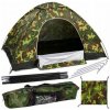 Turistický stan pre max 3 osoby, 2x2m, maskáčový