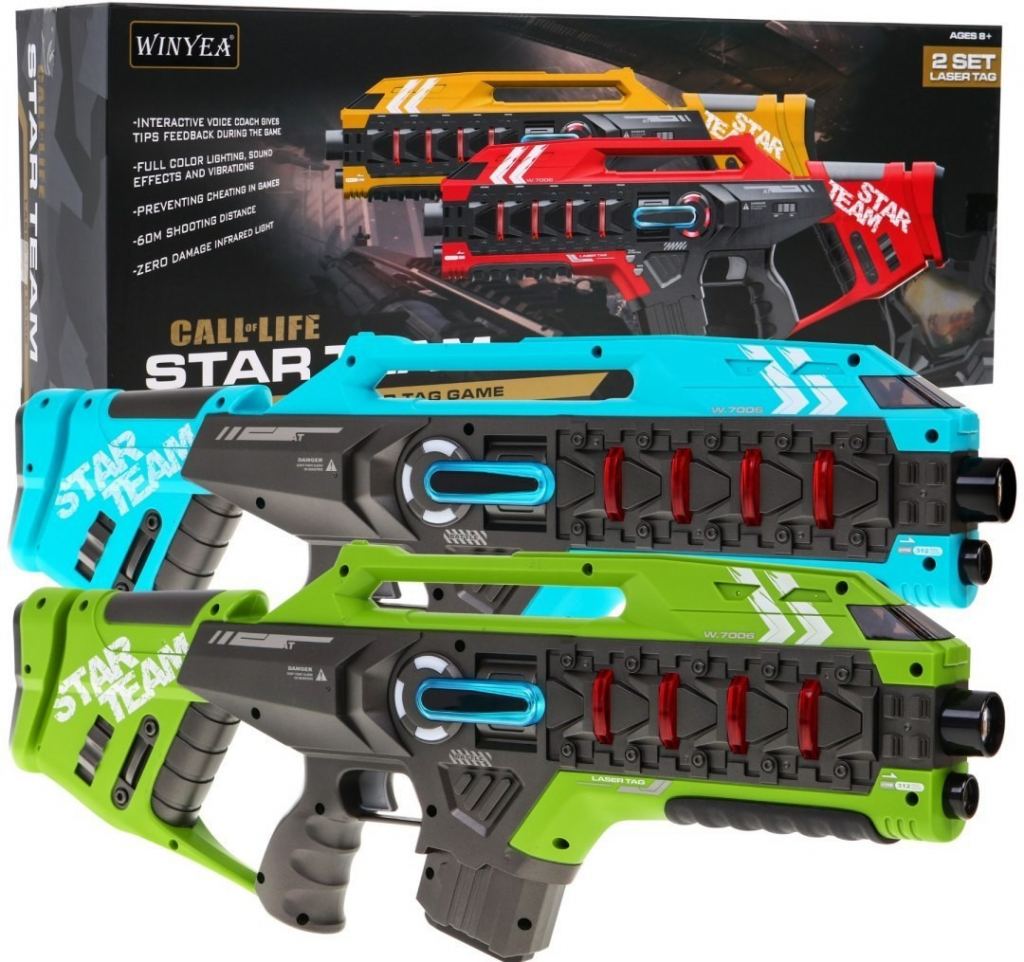Ramiz laserové pištoľe Star Team Laser Tag modrá zelená od 49 € - Heureka.sk