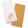 INSPIO Uterák Kuchynské utierky - Golden Leaf 40x60 oranžová