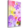 Vertikálny foto obraz na plátne Farebné kvety 50x100 cm