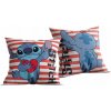 Obojstranný dekoračný vankúšik Lilo & Stitch, 40/40cm, ST3C