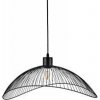 GTV Stropní svítidlo RETO 1, 4137, AC 220–240 V, 50/60 Hz, 1*E27, IP20, prům. 40 cm, jednoduché, černo/zlaté