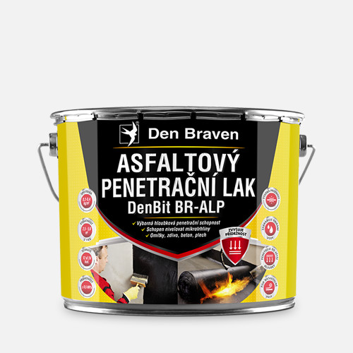 Den Braven Asfaltový penetračný lak DenBit BR – ALP 4,5 kg