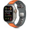 Tech-Protect Iconband Line remienok na Apple Watch 44/45/46/49mm, gray/orange