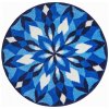 Grund Mandala predložka JOYA modrá priemer 100 cm