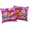 Jerry Fabrics Vankúš Paw Patrol Flowers Polyester 40x40