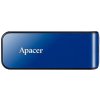 Apacer USB flash disk, USB 2.0, 64GB, AH334, modrý, AP64GAH334U-1, USB A, s výsuvným konektorom