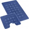 Bellatex Bany s výkrojom Obdĺžnik modrá 60 x 100, 60 x 50 cm