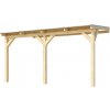 WEKA Drevená záhradná pergola 672 (4,3x2,7 m)