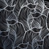 Samolepiace tapety 45 cm x 5 m GEKKOFIX 14081 listy čierno-strieborné Samolepiace tapety