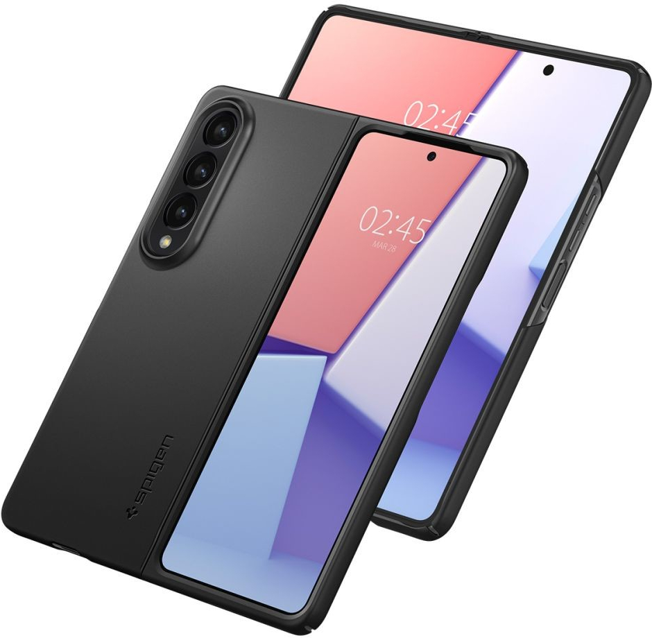 Púzdro Spigen AirSkin Samsung Galaxy Z Fold4, čierne