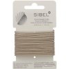 Tenké gumičky do vlasov Sibel - 50 mm, 16 ks, blond (4441216)